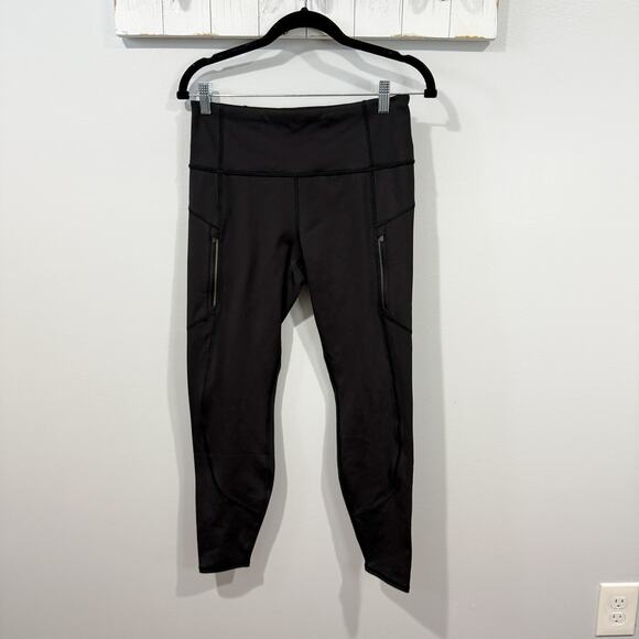 Athleta Rainier High Rise Leggings Black Size M - Picture 2 of 8